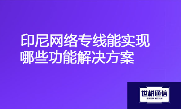 印尼网络专线能实现哪些功能解决方案.jpg