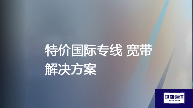 特价国际专线 宽带--解决方案//世耕通信全球办公专网专线